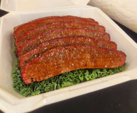 Sliced BBQ Brisket