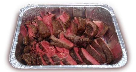 Roasted Sliced Beef Tenderloin