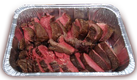 Roasted Sliced Beef Tenderloin