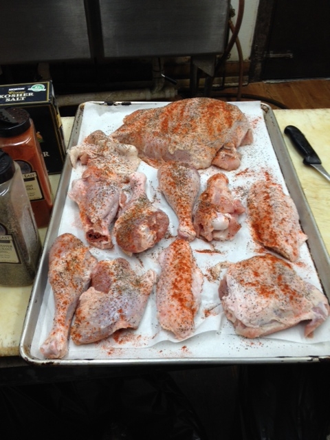 Deconstructed and Seasoned Turkey